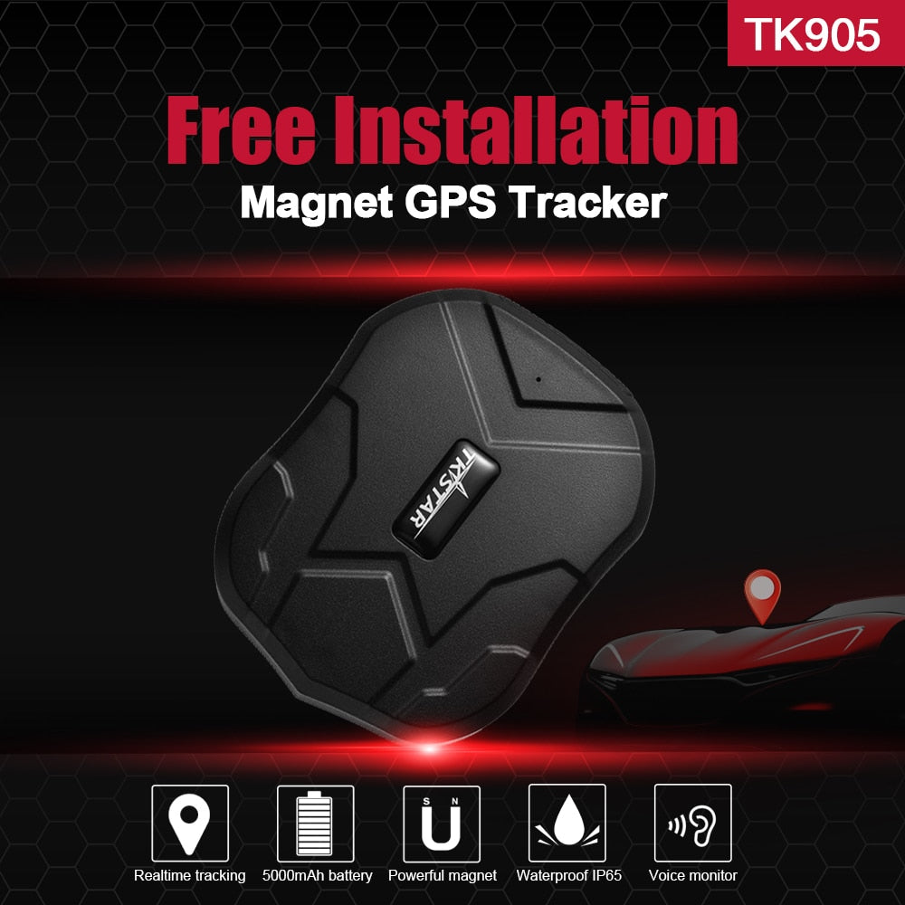 GPS Tracker Car TKSTAR TK905 5000mAh 90 Days Standby – Shop.Singapore Autos