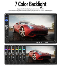 Load image into Gallery viewer, Autoradio 2 Din Car Audio Player 7&quot; LCD Touch Screen Display Support Bluetooth Hands-free Steering Wheel Multimidia MP5 Player