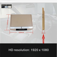 Load image into Gallery viewer, XST 17.3 Inch Car Roof Flip Down Ceiling Mount Monitor Support HD 1080P IR FM Transmitter USB SD HDMI Built Speaker Microphone