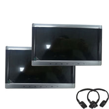 Load image into Gallery viewer, XST 2PCS 10.1 Inch Car Headrest Monitor Support HDMI/USB/SD/IR/FM/Speaker/Game