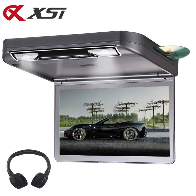 XST 13.3 Inch Car Ceiling Roof mount DVD Player Flip Down 1080P