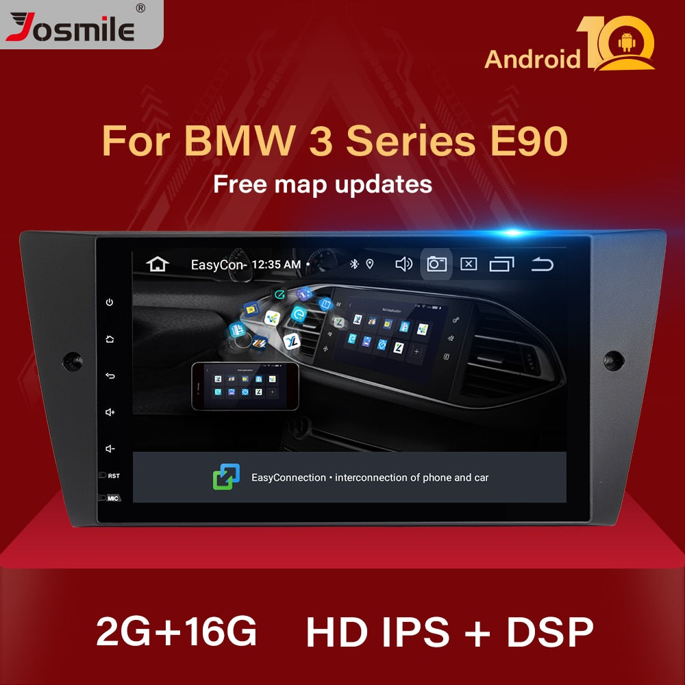 1 Din Android 10 Car Radio Multimedia For BMW E90/E91/E92/E93 3 Series GPS Navigation stereo Audio head unit DVD Player