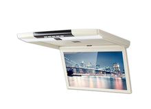 Load image into Gallery viewer, 15.6 Inch Car Roof Flip Down Mount Monitor LED Display Support IR FM Transmitter USB SD HDMI Port Built-In Speaker