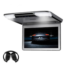 Load image into Gallery viewer, 11.6 Inch Car Flip Down Roof Mount Ceiling Monitor with Full HD 1920x1080P Screen HDMI Port USB SD IR FM MP5 Video Player