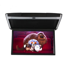 Load image into Gallery viewer, XST 17.3 Inch IPS Screen HD 1080P Video Car Monitor Roof Flip Down Mount Touch Button With USB SD HDMI Sperker IR FM Transmitter