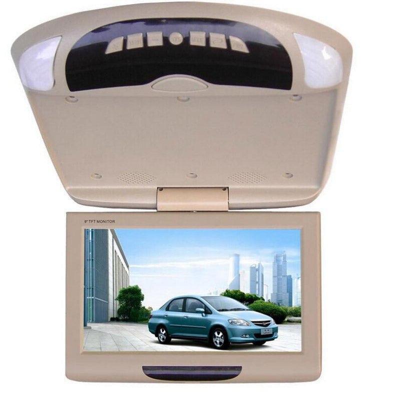9 Inch 800*480 Screen Car Roof Mount LCD Color Monitor Flip Down Screen Overhead Multimedia Video Ceiling Roof mount Display
