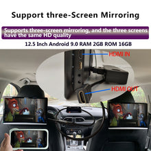 Load image into Gallery viewer, 12.5 Inch Android 9.0 2GB+16GB Car Headrest Monitor Same Screen 4K 1080P MP5 WIFI/Bluetooth/USB/SD/HDMI/FM/Mirror Link/Miracast