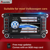 Josmile 2 Din Car DVD Player For VW Volkswagen