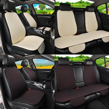 Load image into Gallery viewer, Car Seat Cover Protector Auto Flax Front Back Rear Backrest Seat Cushion