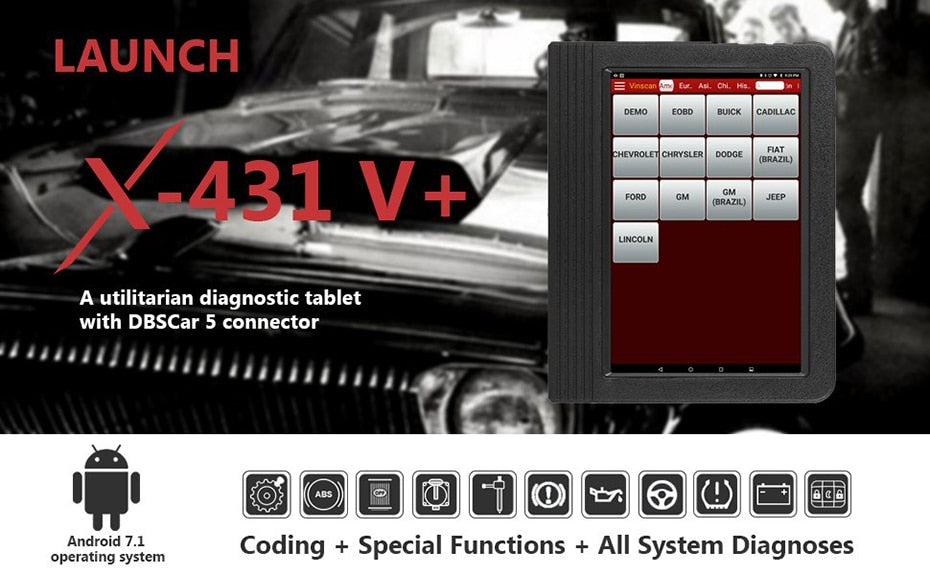 Launch X431 V+ X431 HD Bluetooth/wifi 12V/24V Truck Full System Diagnostic Tool