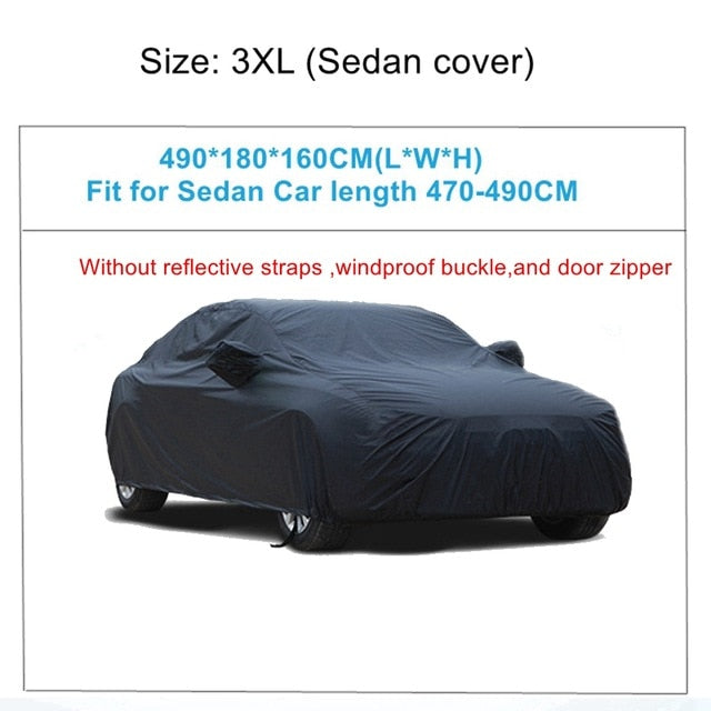 X Autohaux Universal Full Car Cover Indoor Outdoor