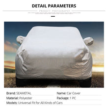 Load image into Gallery viewer, Exterior Car Cover Outdoor Protection Full Car Covers Snow Cover Sunshade Waterproof Dustproof Universal for Hatchback Sedan SUV