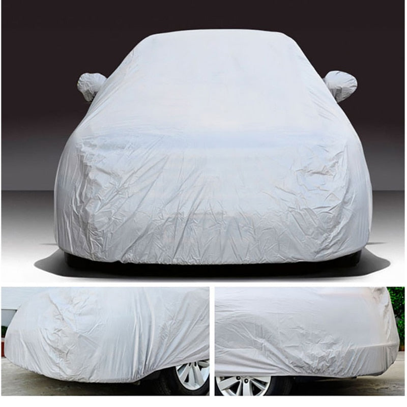 Exterior Car Cover Outdoor Protection Full Car Covers Snow Cover Sunshade Waterproof Dustproof Universal for Hatchback Sedan SUV