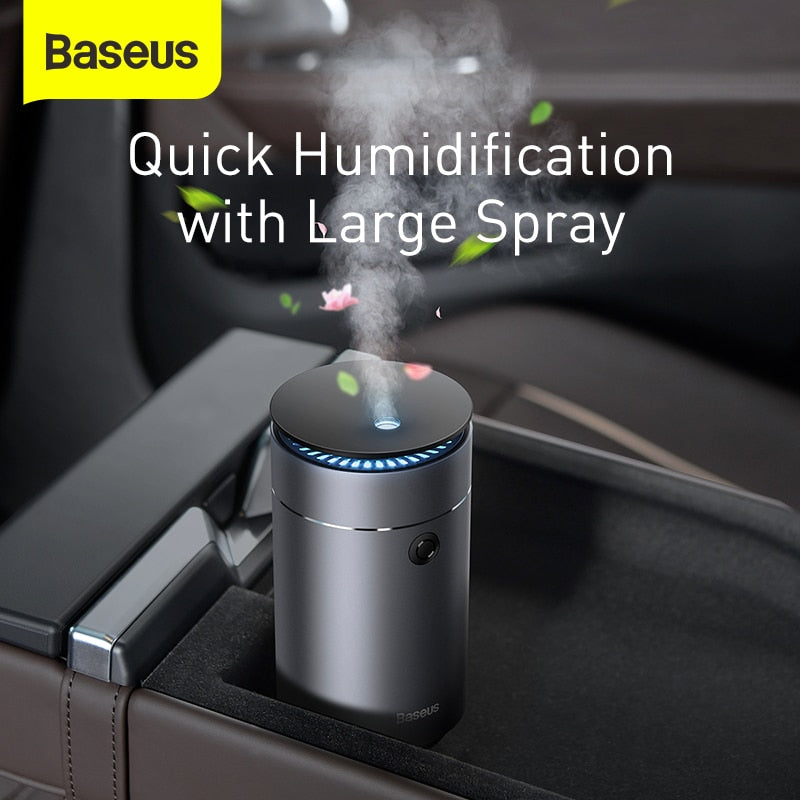 Baseus Air Humidifier Aroma Essential Oil Diffuser for Home Car USB Fogger Mist Maker Detachable Humidification