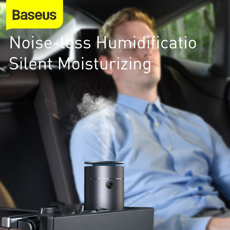 Baseus Air Humidifier Aroma Essential Oil Diffuser for Home Car USB Fogger Mist Maker Detachable Humidification