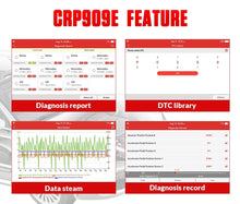 Load image into Gallery viewer, LAUNCH X431 CRP909E OBD2 Car Full System Diagnostic Tool Code Reader Scanner with 15 Reset Service Update Online PK MK808 CRP909
