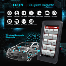 Load image into Gallery viewer, LAUNCH X431 V Full System Professional diagnostic tool IMMO DPF TPMS Reset V Pro mini OBD2 code reader Scanner 2year free update