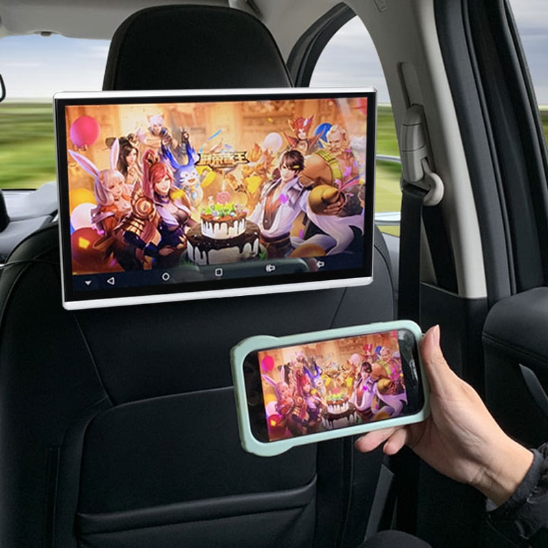 11.6 Inch Android 9.0 2GB+16GB Car Headrest Monitor 4K 1080P Same Screen WIFI/Bluetooth/USB/SD/HDMI/FM/Mirror Link/Miracast