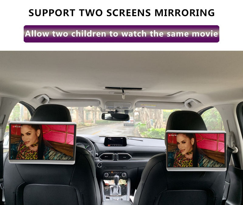 12.5 Inch Android 8.1 4K 1080P 1920*1200 Car Headrest Monitor Touch Screen WIFI/Bluetooth/USB/SD/HDMI/FM/Mirroring/Miracast