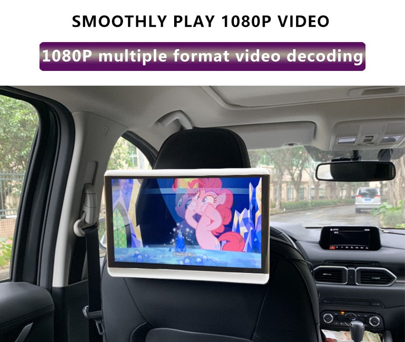 12.5 Inch Android 8.1 4K 1080P 1920*1200 Car Headrest Monitor Touch Screen WIFI/Bluetooth/USB/SD/HDMI/FM/Mirroring/Miracast