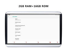 Load image into Gallery viewer, 12.5 Inch Android 8.1 4K 1080P 1920*1200 Car Headrest Monitor Touch Screen WIFI/Bluetooth/USB/SD/HDMI/FM/Mirroring/Miracast