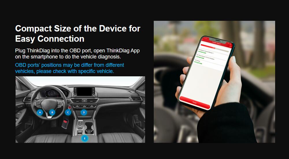 Thinkcar Thinkdiag Old Boot Version V1.23.004 OBD2 Code Reader