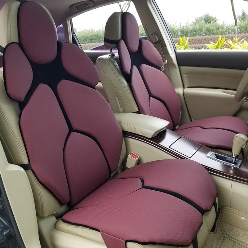 2pc Car Front Seat Cover Individual Sports Cushion