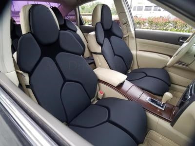 2pc Car Front Seat Cover Individual Sports Cushion