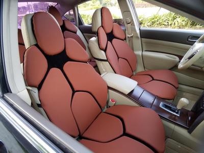 2pc Car Front Seat Cover Individual Sports Cushion