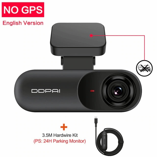 DDPAI Dash Cam Mola N3 1600P HD GPS Vehicle Drive