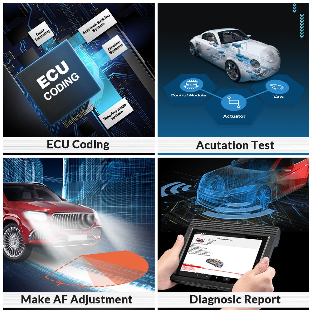 LAUNCH X431 V V4.0 Car Full System Professional Diagnostic Tools OBD OBD2 Multilingual Code Reader Scanner