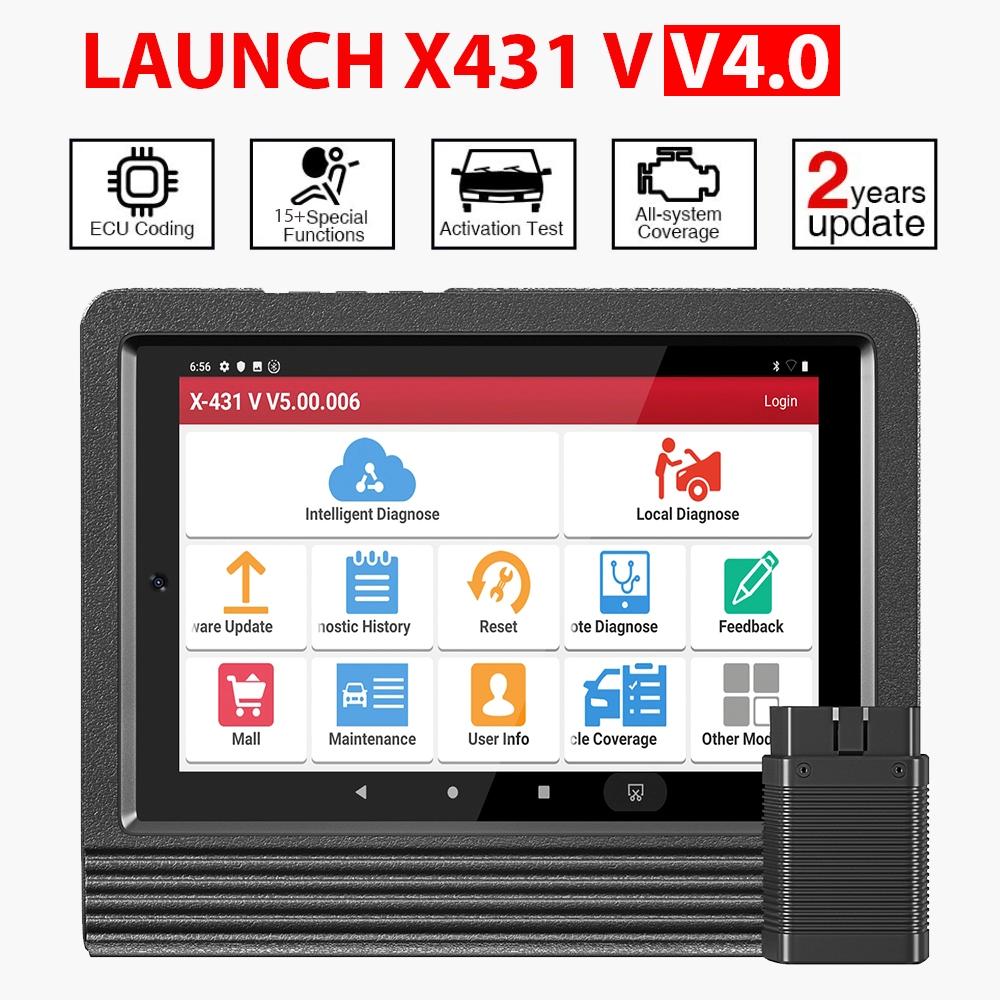 LAUNCH X431 V Full System Car Diagnostic Tools Bluetooth OBD OBD2 Code reader Auto Diagnostic Scanner with 2 years free update