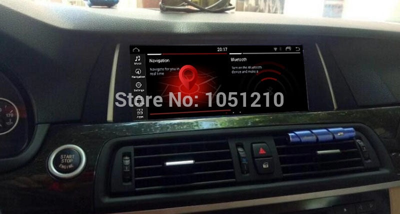 BMW 5 Series F10 F11 with android 9.0 system 10.25 inch 4GB RAM 64GB ROM with GPS