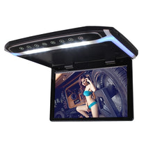 Load image into Gallery viewer, XST 10.2 Inch Car Roof Mount Monitor Flip Down TFT LCD Player Support 1080P FM HDMI Port SD Touch Button Ceiling MP5 Player