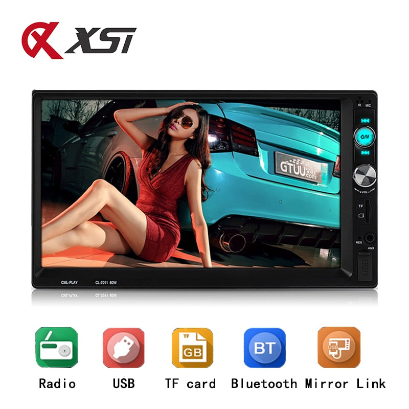 Radio 2 Din Autoradio Bluetooth Handsfree MP5 Player