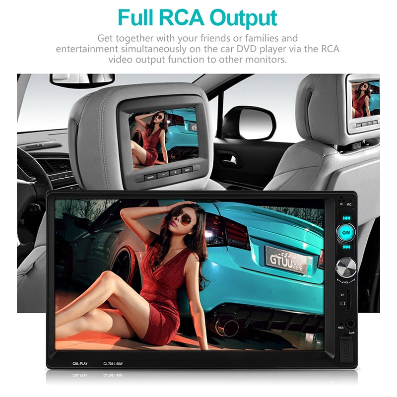 Radio 2 Din Autoradio Bluetooth Handsfree MP5 Player AUX USB Car Audio –  Shop.Singapore Autos