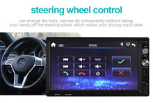 Load image into Gallery viewer, Radio 2 Din Autoradio Bluetooth Handsfree MP5 Player AUX USB Car Audio Mirror Link Steering Wheel Controls 7&quot; Inch Auto Stereo