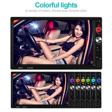 Load image into Gallery viewer, Radio 2 Din Autoradio Bluetooth Handsfree MP5 Player AUX USB Car Audio Mirror Link Steering Wheel Controls 7&quot; Inch Auto Stereo