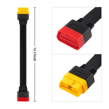 Load image into Gallery viewer, 10pcs/lot LAUNCH OBDII 16Pin Extension Cable Vehicle Automobiles