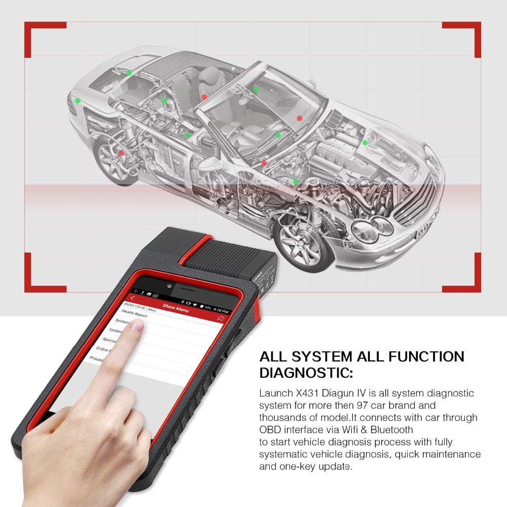 New Arrival LAUNCH X431 Diagun V car full system Diagnostic tool