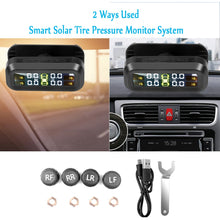 Load image into Gallery viewer, Windshield Solar Power TPMS Car Tire Pressure Alarm Monitor System