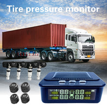 Load image into Gallery viewer, Solar TPMS Car Tire Pressure Monitoring Tyre LCD Display