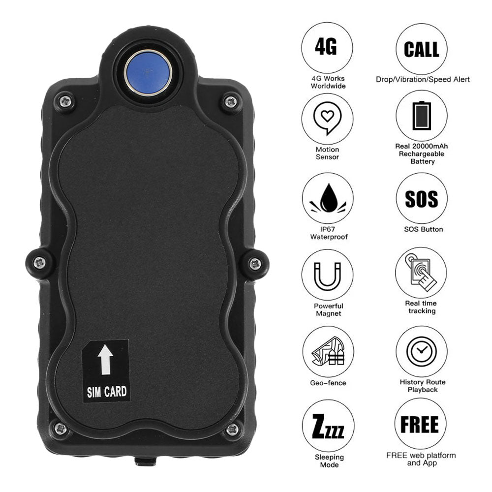 4G GPS Tracker Car 60 Days Standby GPS Tracker