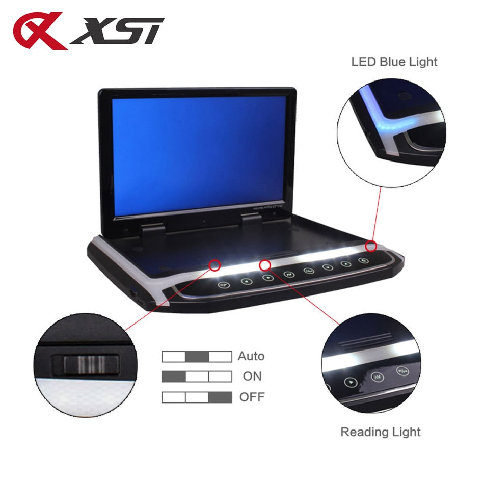 XST 12.1 Inch Car Roof Mount Monitor Flip Down