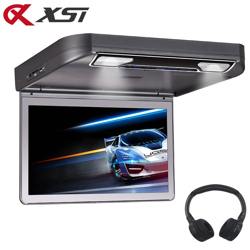 XST 13.3 Inch Car Ceiling Roof mount DVD Player Flip Down 1080P