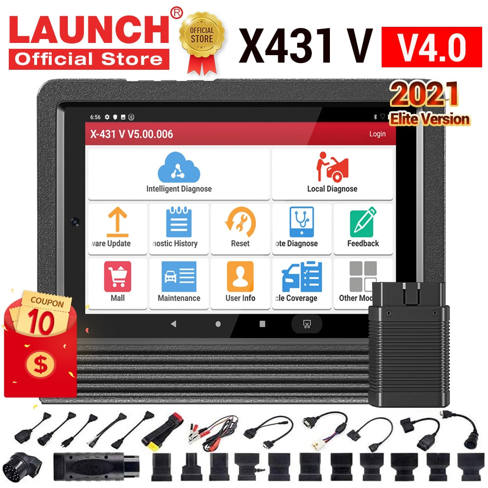 LAUNCH X431 V V4.0 Car Full System Professional Car Diagnostic Tools auto OBD OBD2 Code Reader Diagnostic scanner V Pro mini