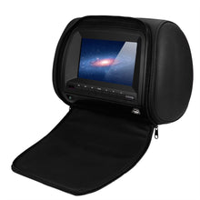 Load image into Gallery viewer, 2PCS 7 Inch 800*480 Car Headrest Monitor TFT LCD Capacitance Screen MP5 DVD Video Player Support IR/FM/USB/SD/Speaker/ Game