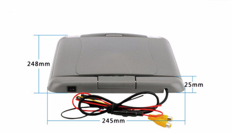 9 Inch 800*480 Screen Car Roof Mount LCD Color Monitor Flip Down Screen Overhead Multimedia Video Ceiling Roof mount Display